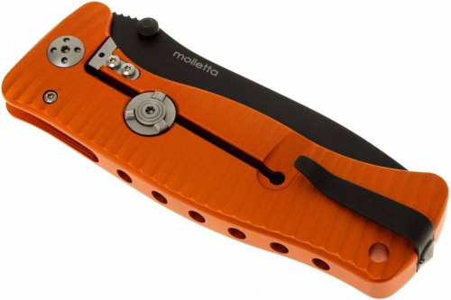 Складной нож Lion Steel SR1A OB ORANGE фото 4