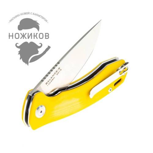 5891 Maxace Knife Maxace Balance-S 2019 cталь 14C28N цвет желтый фото 8