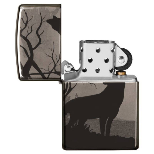 499 ZIPPO Зажигалка ZIPPO Classic с покрытием Black Ice фото 8