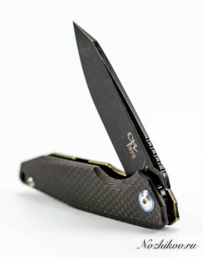 5891 ch outdoor knife CH3004 Black фото 4