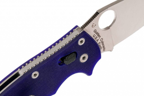 Складной нож Spyderco Manix 2 Blue 101GPDBL2 фото 27