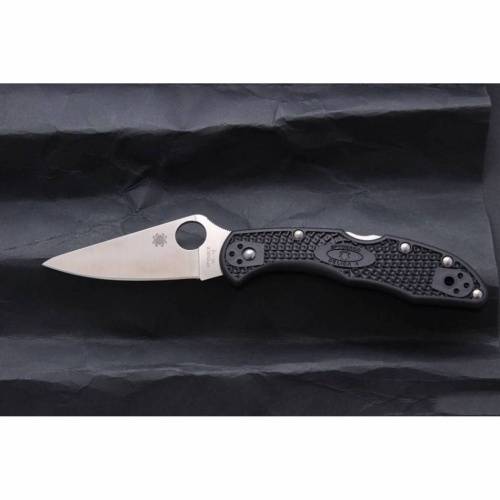 5891 Spyderco Delica 4 Flat Ground - 11FPBK фото 13