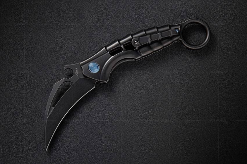 96 Rikeknife Нож складнойAlien 2 Black фото 2